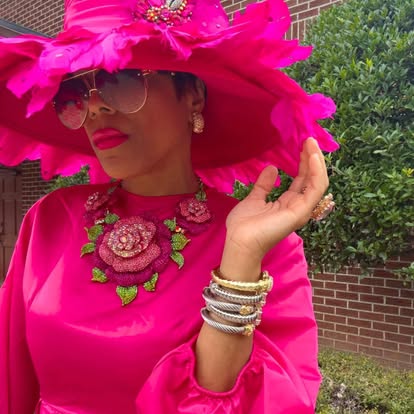 PINK ROSE NECKLACE SET